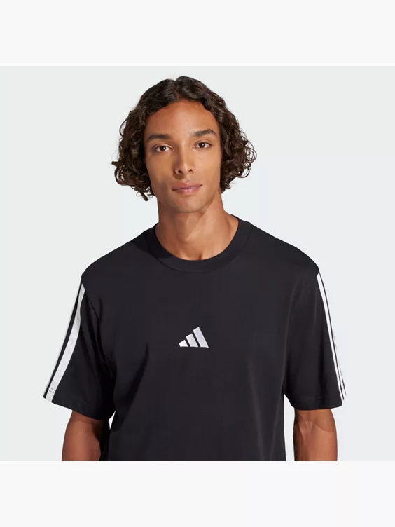 adidas Essentials 3-Streifen Single Jersey T-Shirt