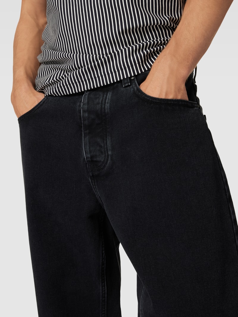 Jeans im 5-Pocket-Design Modell 'NEWEL' in anthrazit
