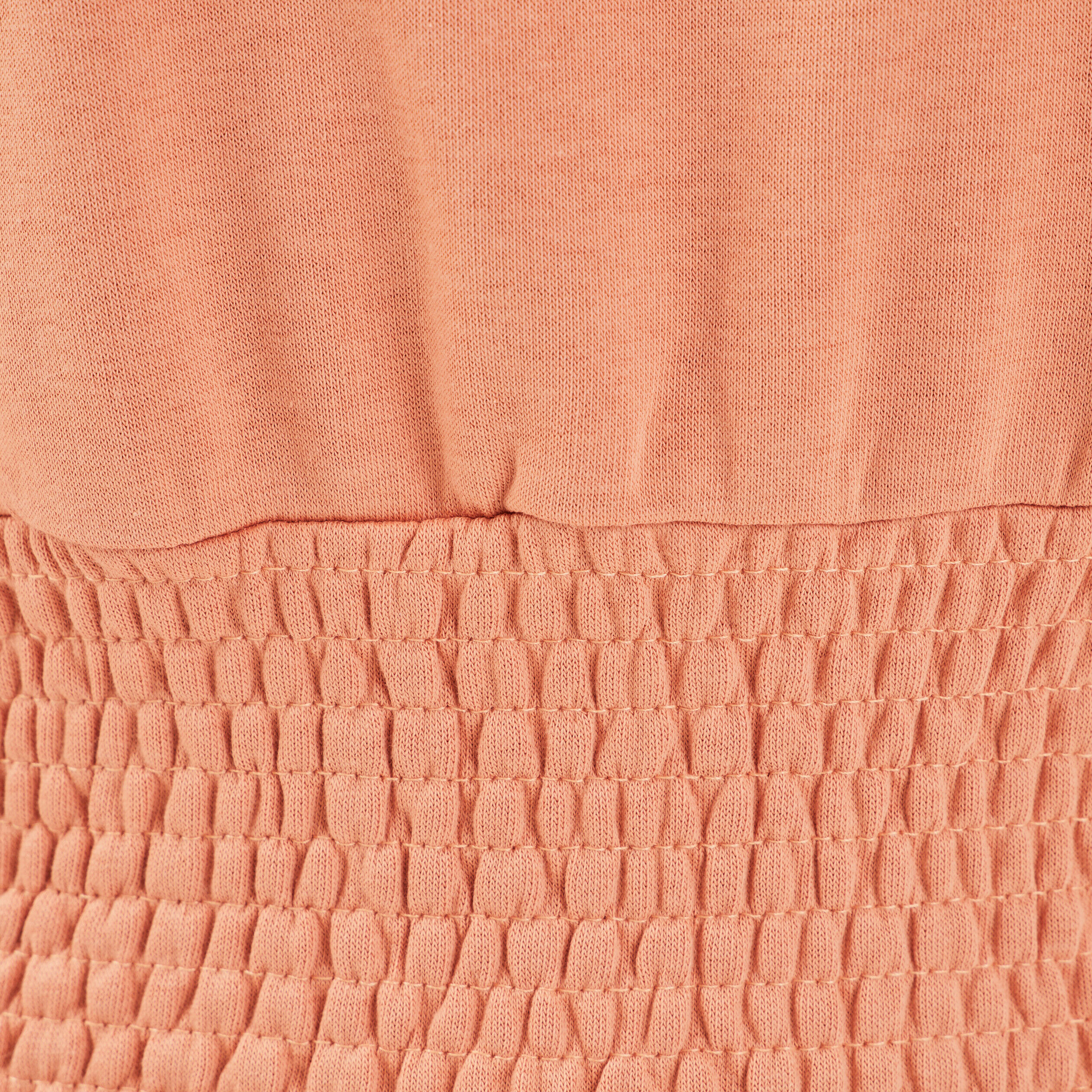 Sweat smocké terracotta femme | Cache Cache