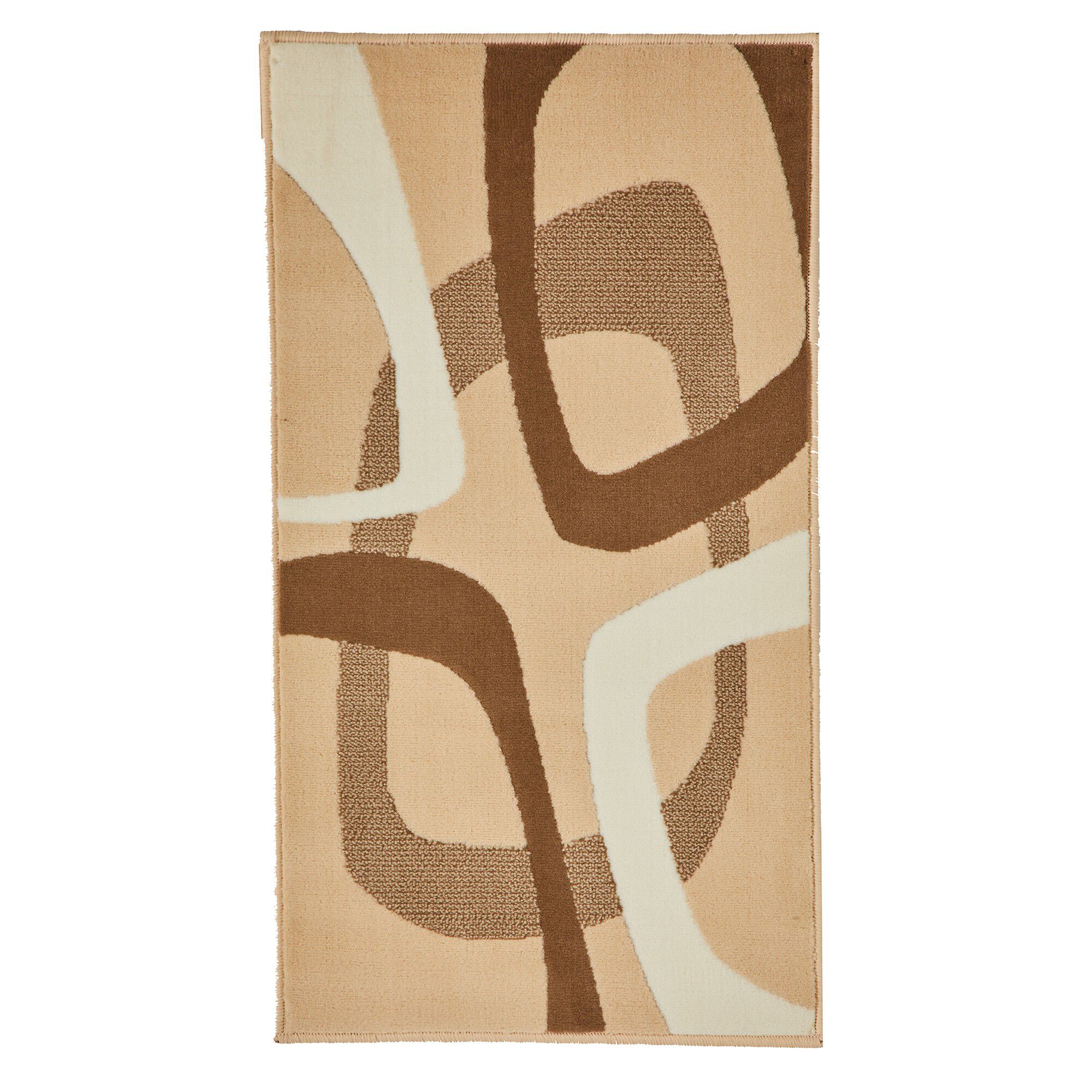 Tapis rectangulaire motif rétro