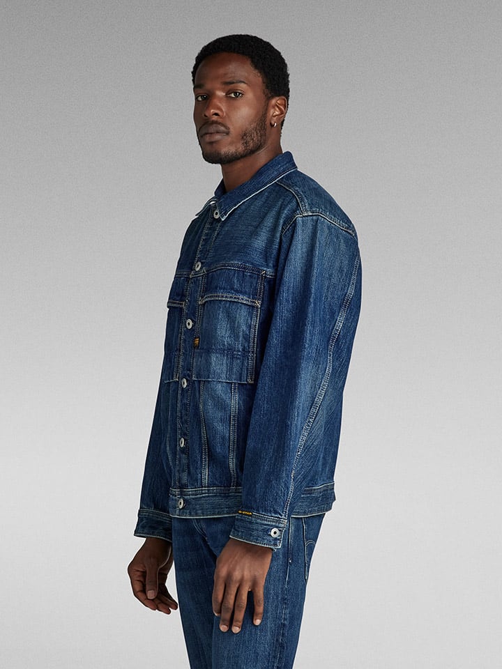 G-Star Jeansjacke in Blau günstig kaufen