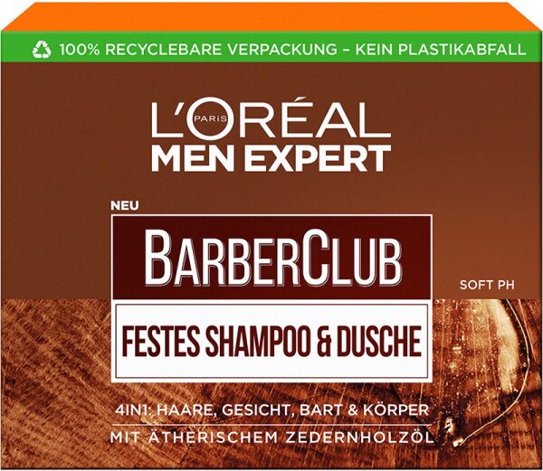 L'Oréal Paris Men Expert Barber Club Festes Shampoo Rasierseife