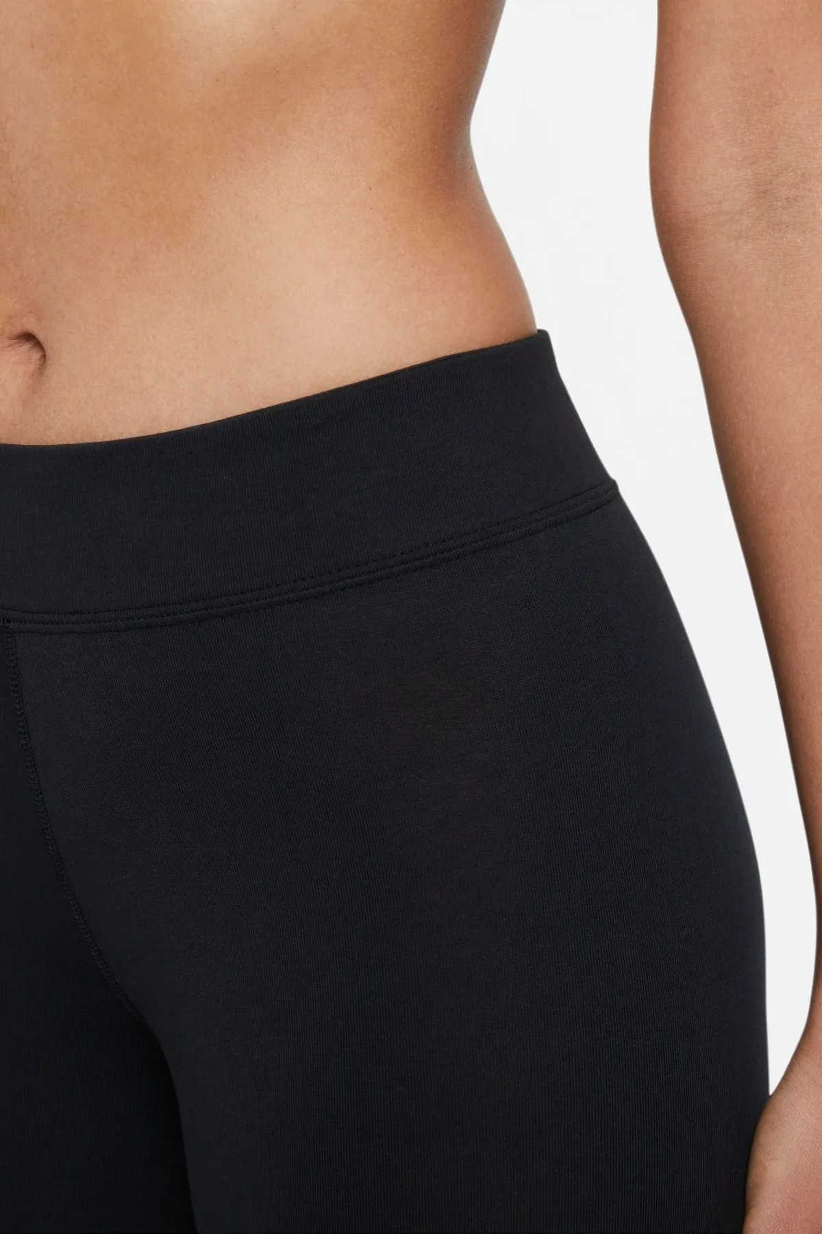 Nike  Sport-Leggings - Schwarz - Mittlerer Bund