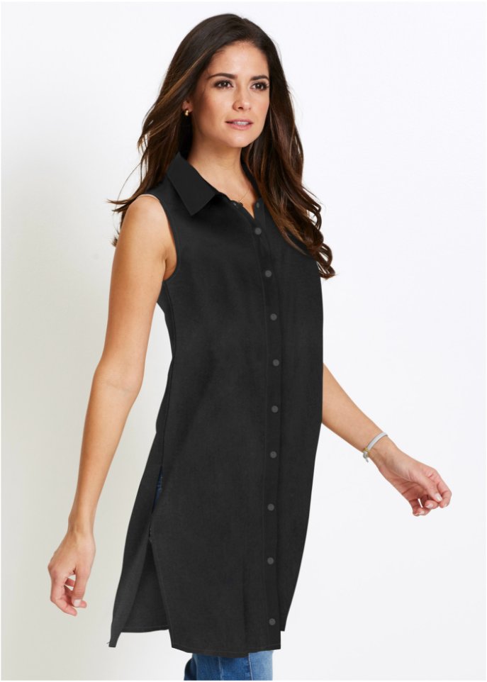 Viskose Longbluse