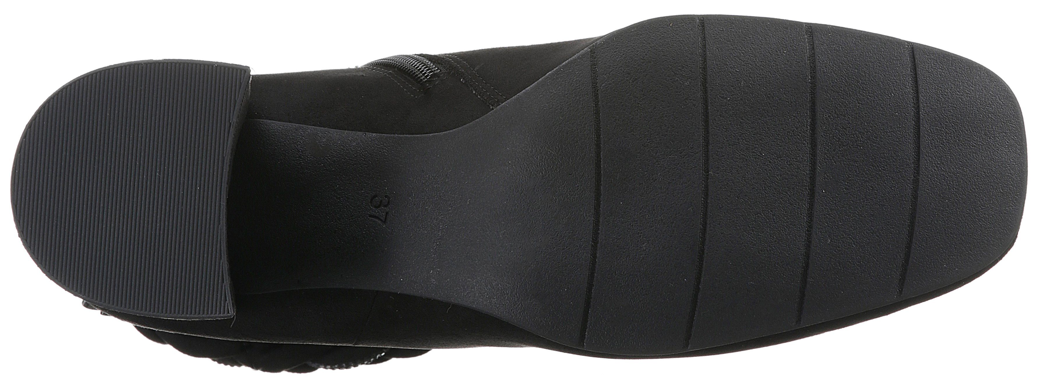 MARCO TOZZI by GMK Stiefelette mit geflochtenem Zierriemchen
