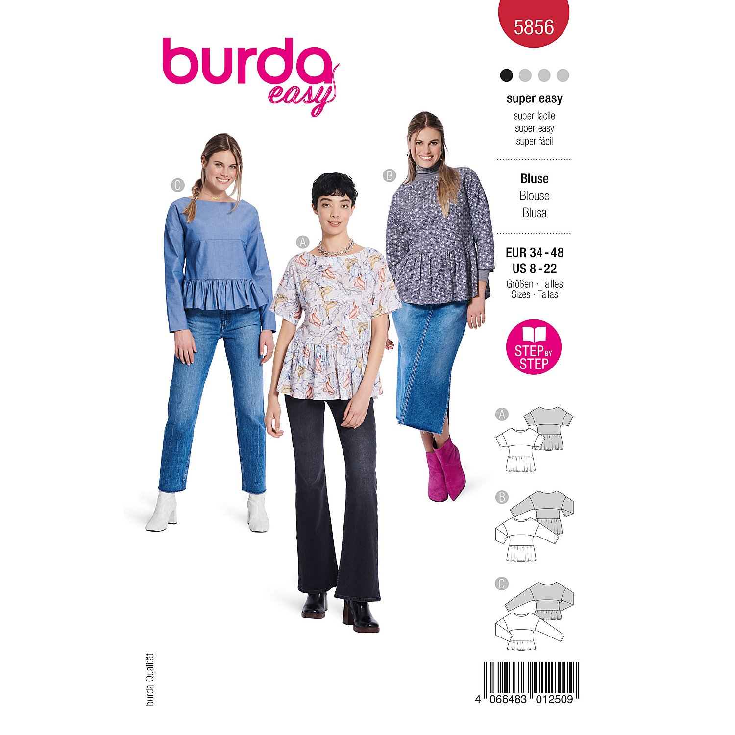 burda Schnitt 5856 
