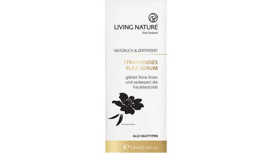 LIVING NATURE Straffendes Flax Serum 13 ml