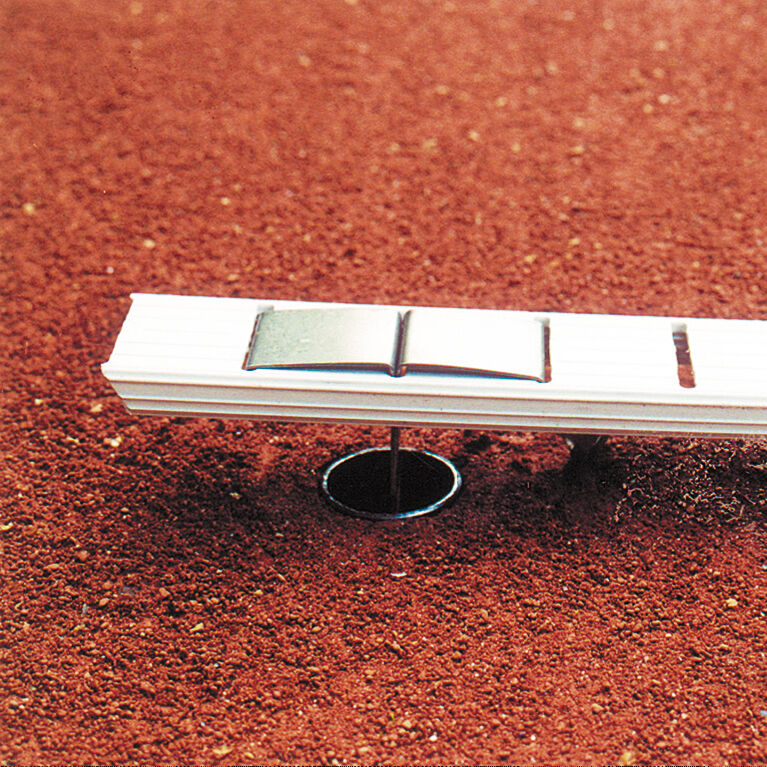 Ideala III 5 Cm Breit, Weiß, Mit Bodenanker In L-Form Bodenanker - Silber