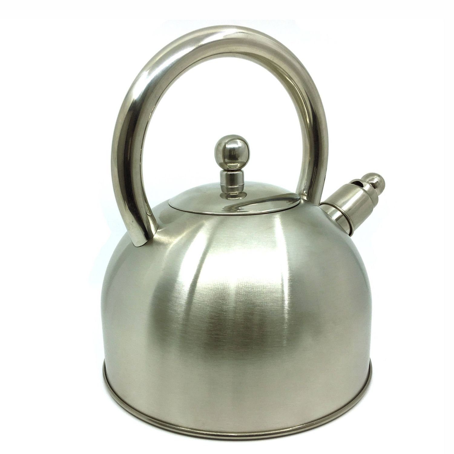 Gravidus Wasserkessel Flötenkessel Teekessel Wasserkocher 2,5 Liter aus Edelstahl