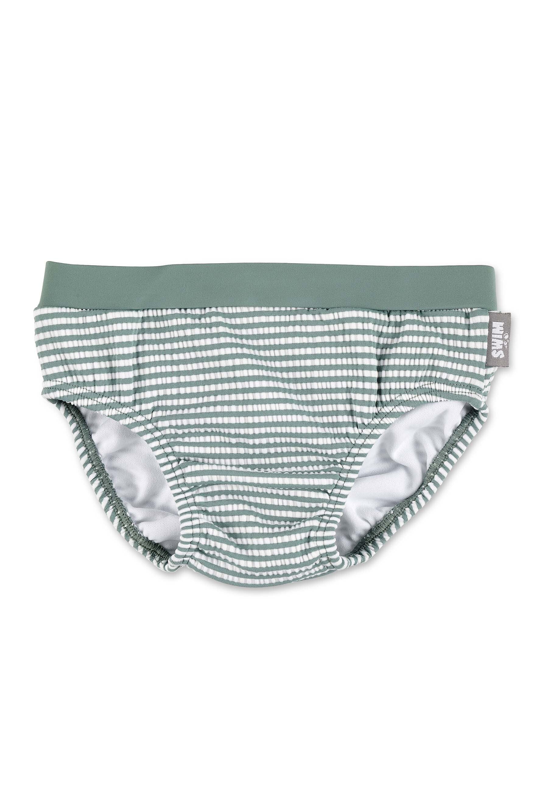 Badehose mit Windeleinsatz bis Gr. 86/92 in grün