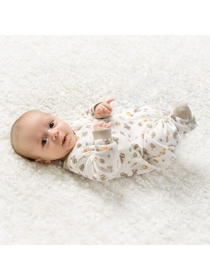 Jacky Schlafanzug Einteiler - 2er Pack - Lovely Bear Offwhite in beige,weiss günstig kaufen 62/68