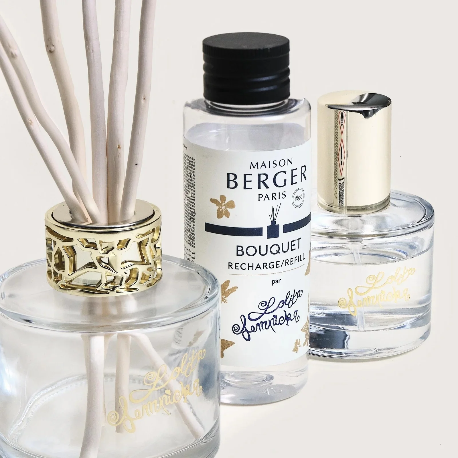 LOLITA LEMPICKA Duftbukett - Duo Minibukett og Gjennomsiktig Spray - Parfymediffuser, Parfymediffuser