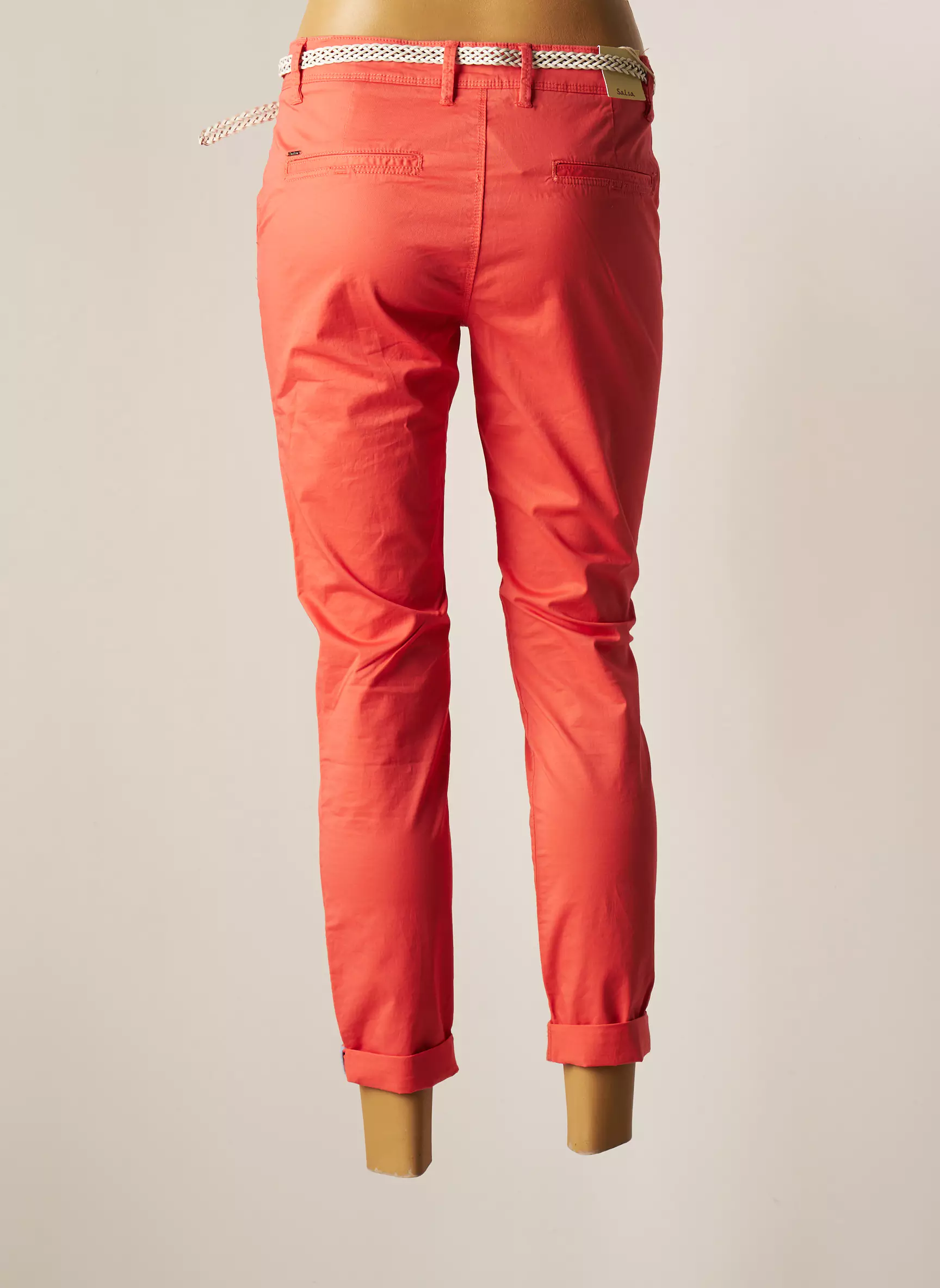 Salsa Pantalon7 8 Femme couleur rose