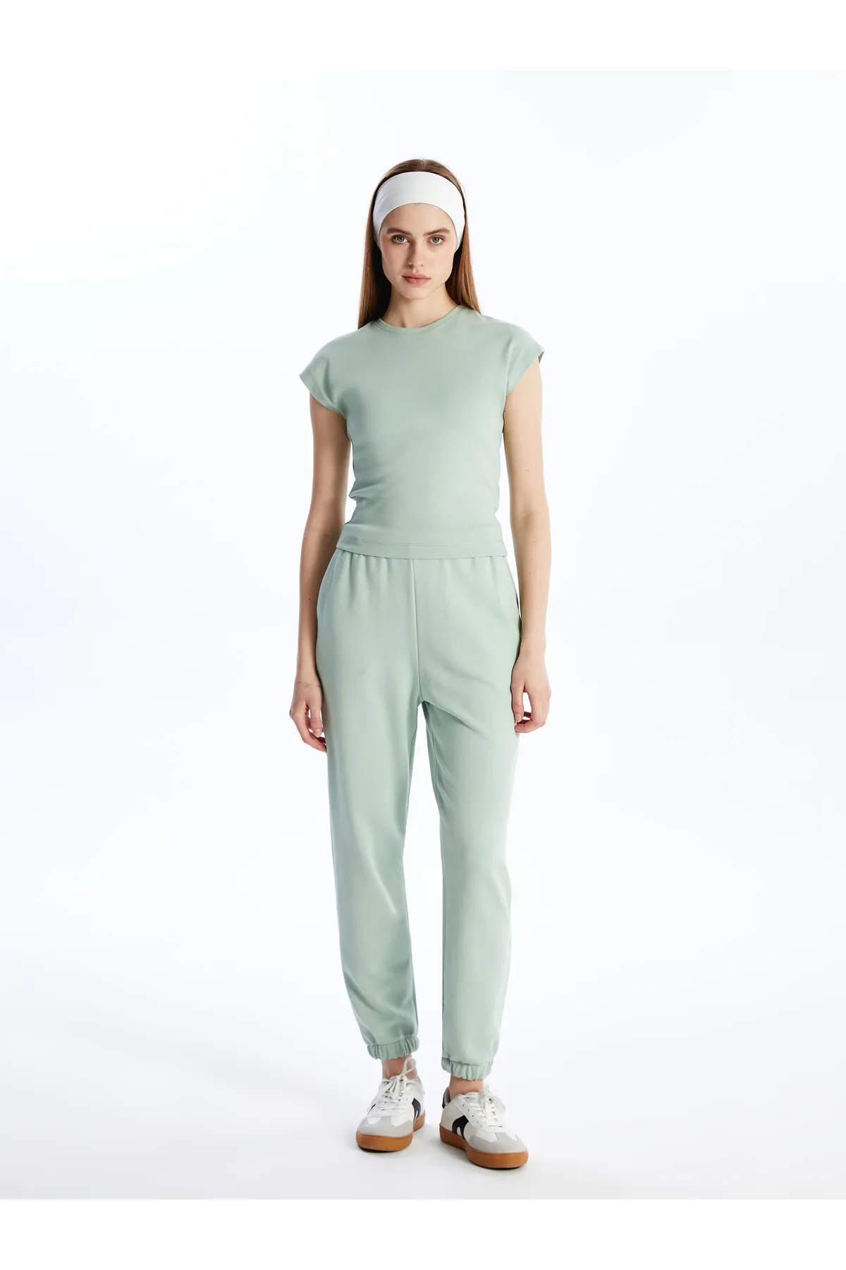 LC Waikiki  Einfarbige Jogger-Jogginghose für Damen mit elastischem Bund