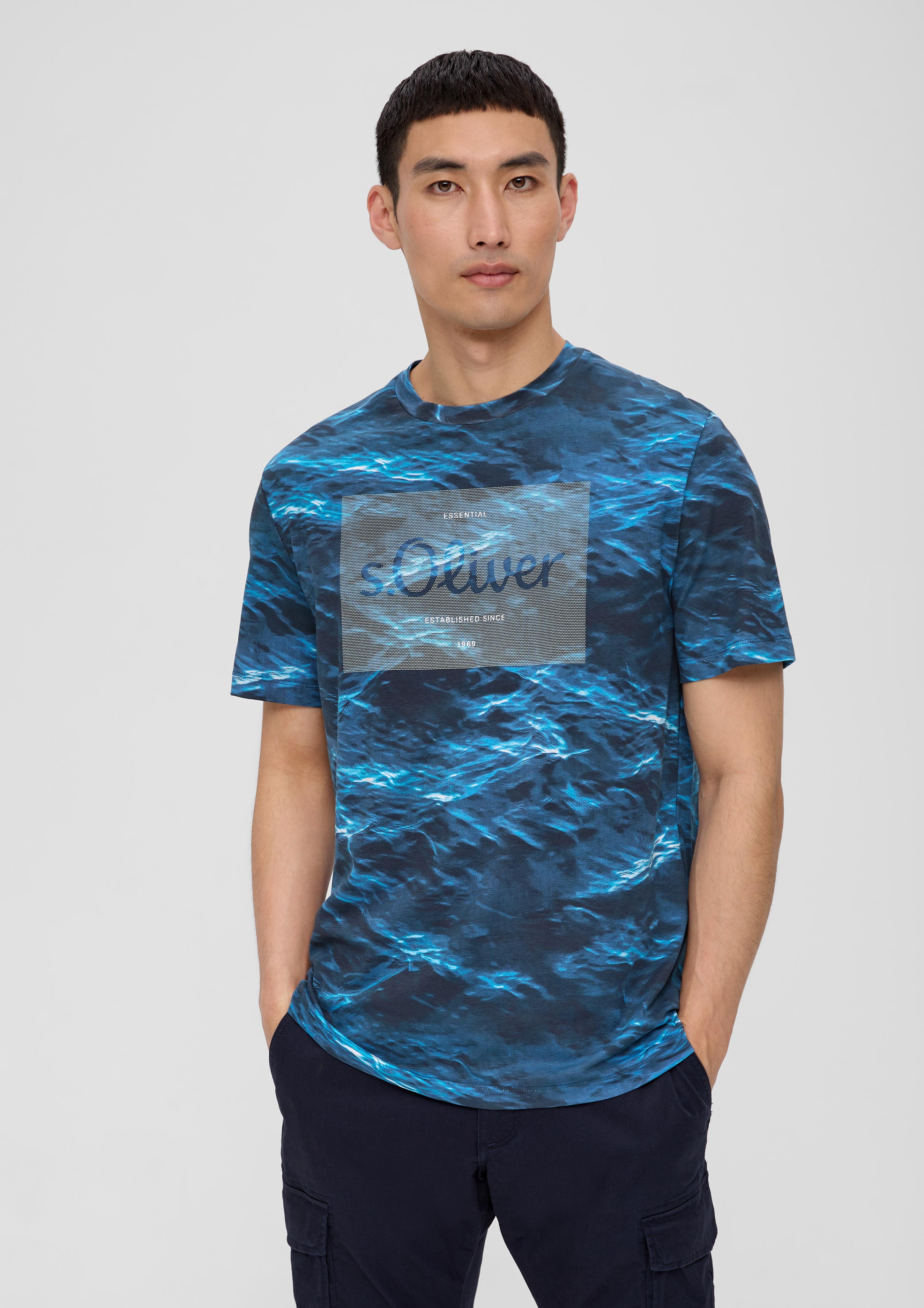 T-Shirt aus Baumwollstretch  2135692-69F1