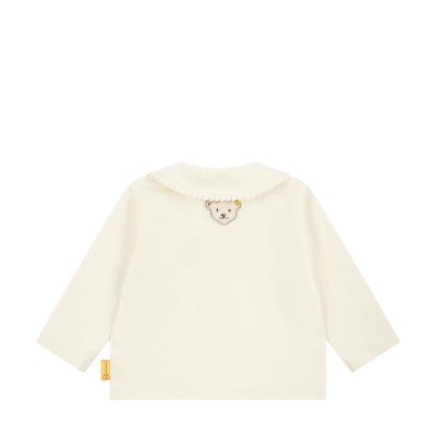 Poloshirt langarm, beige für Mädchen