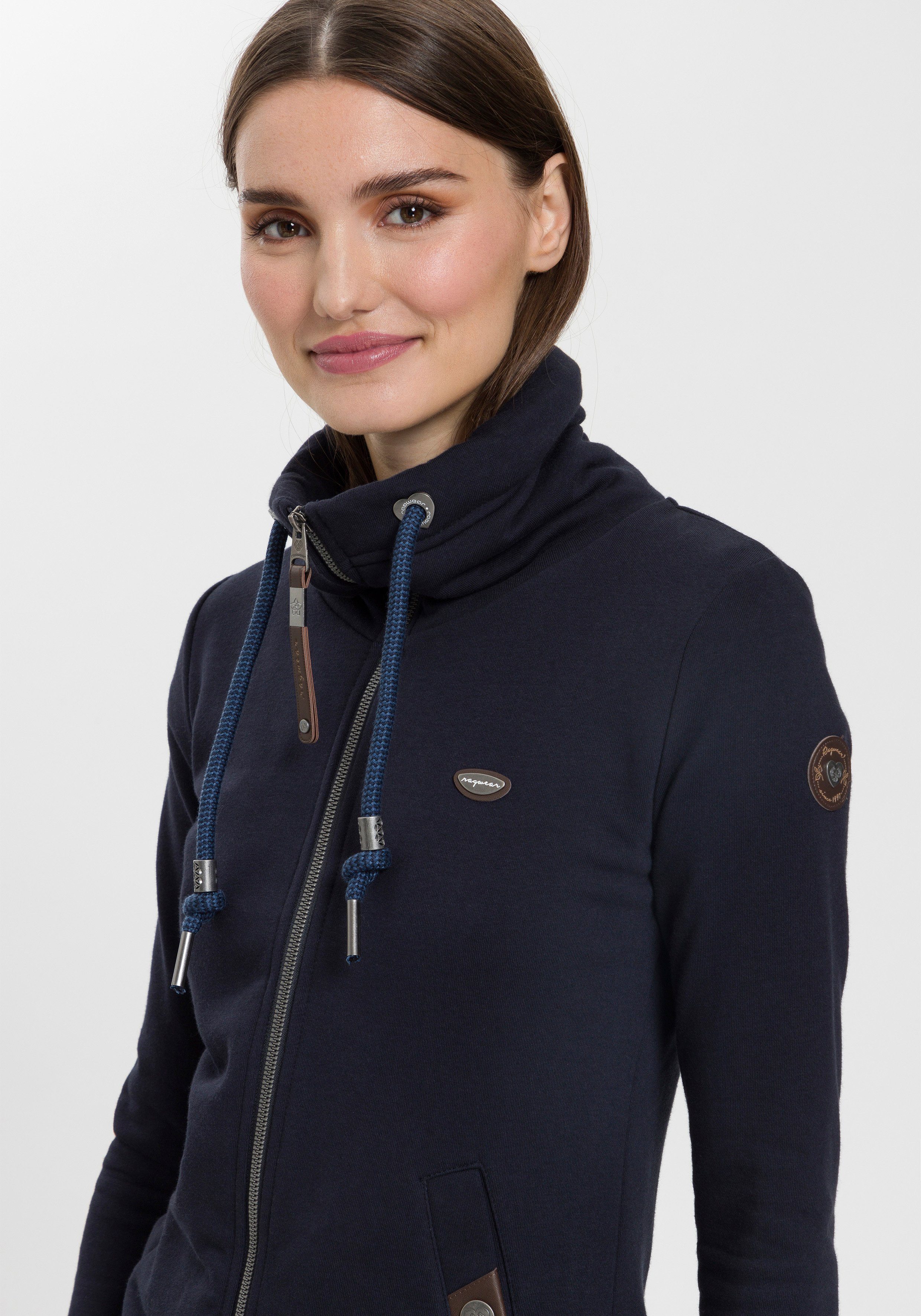 Ragwear Sweatjacke RYLIE ZIP O Jacke mit extra breiten Bündchen