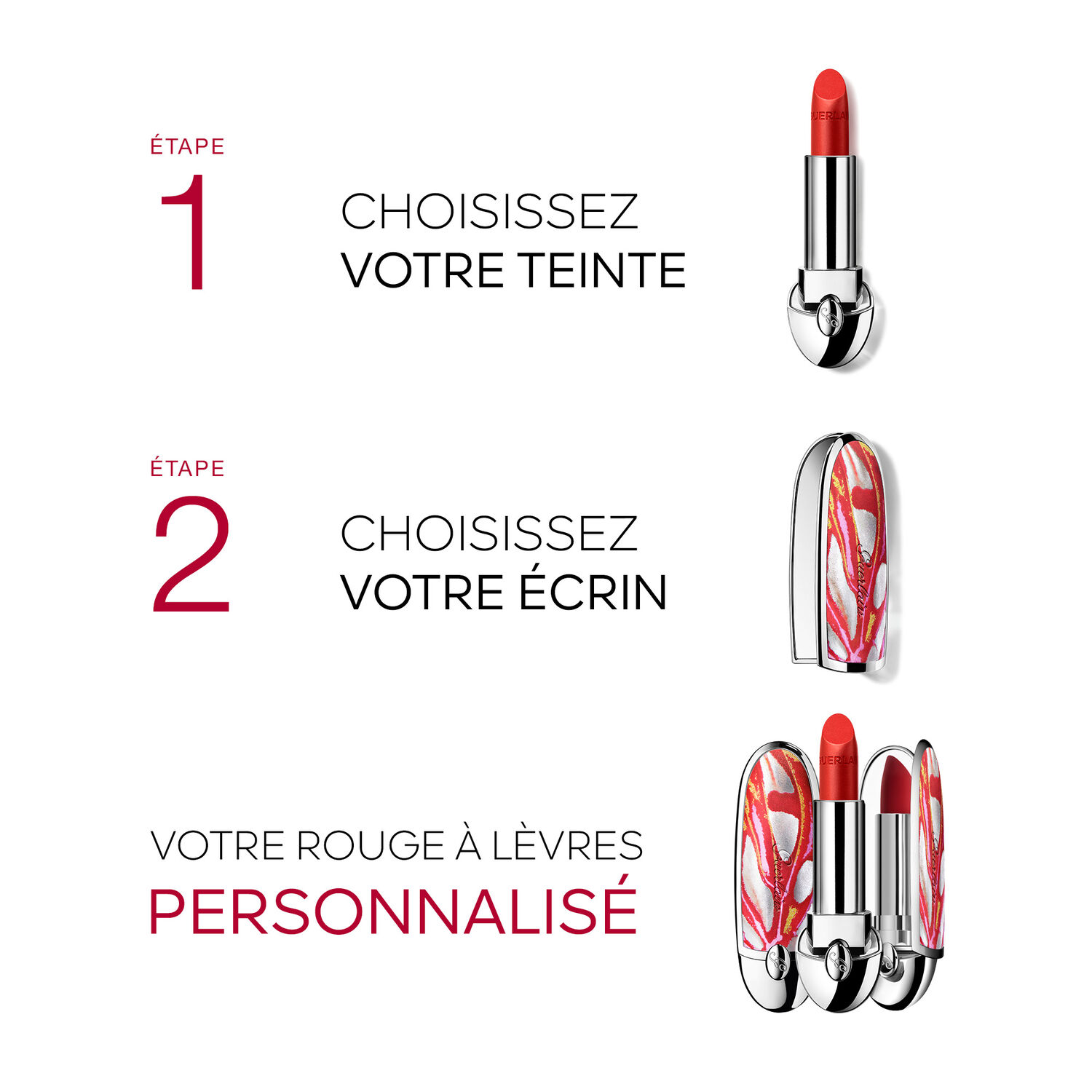 Guerlain Rouge G Rouge à lèvres personnalisable