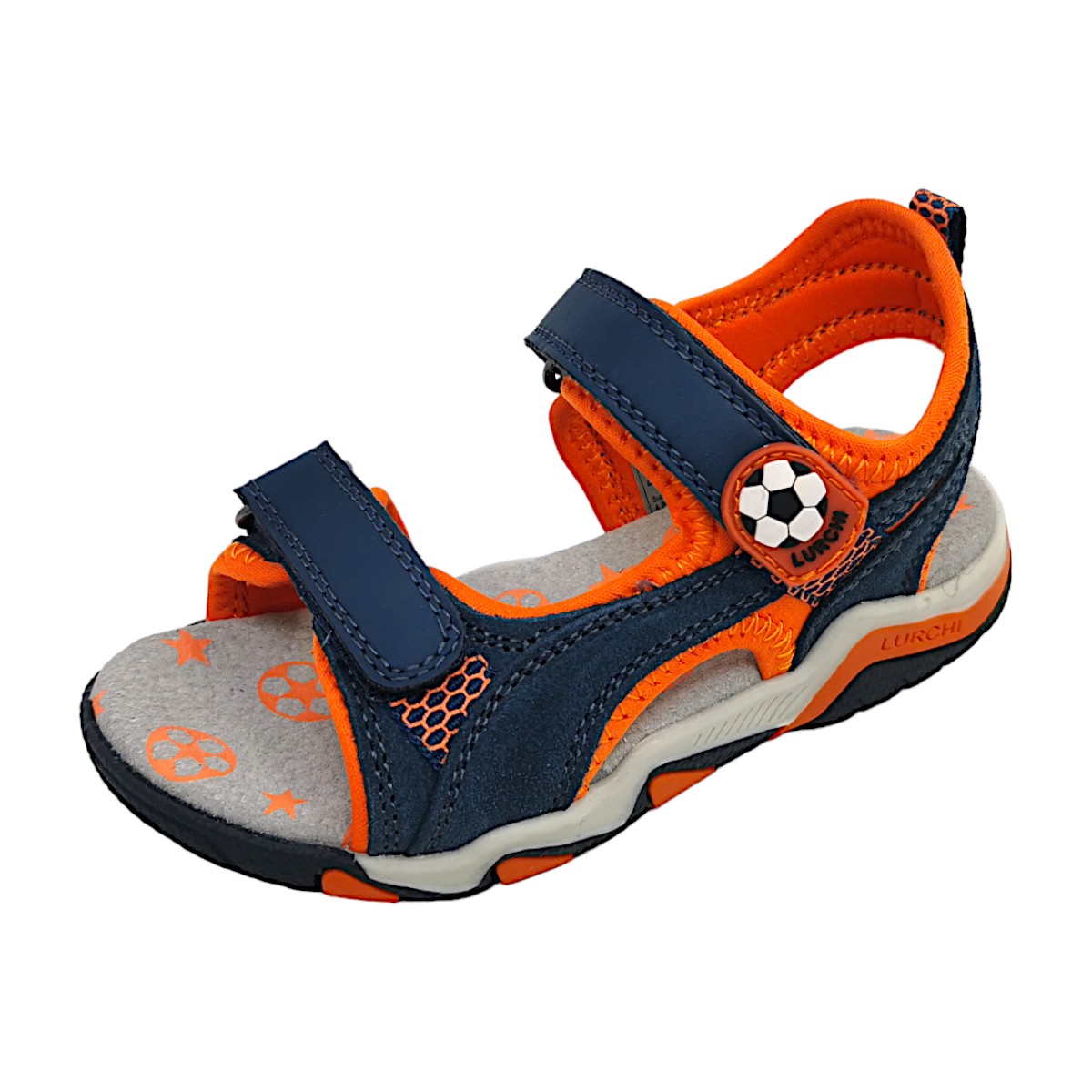Lurchi Bo 74L3263001 Blau Navy/ Orange