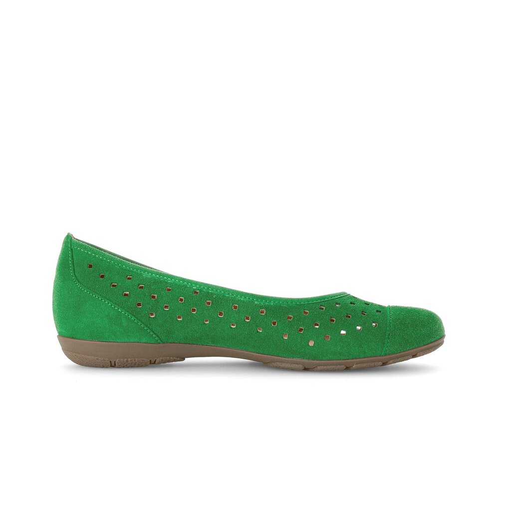 Gabor fashion Sportliche Ballerina grün