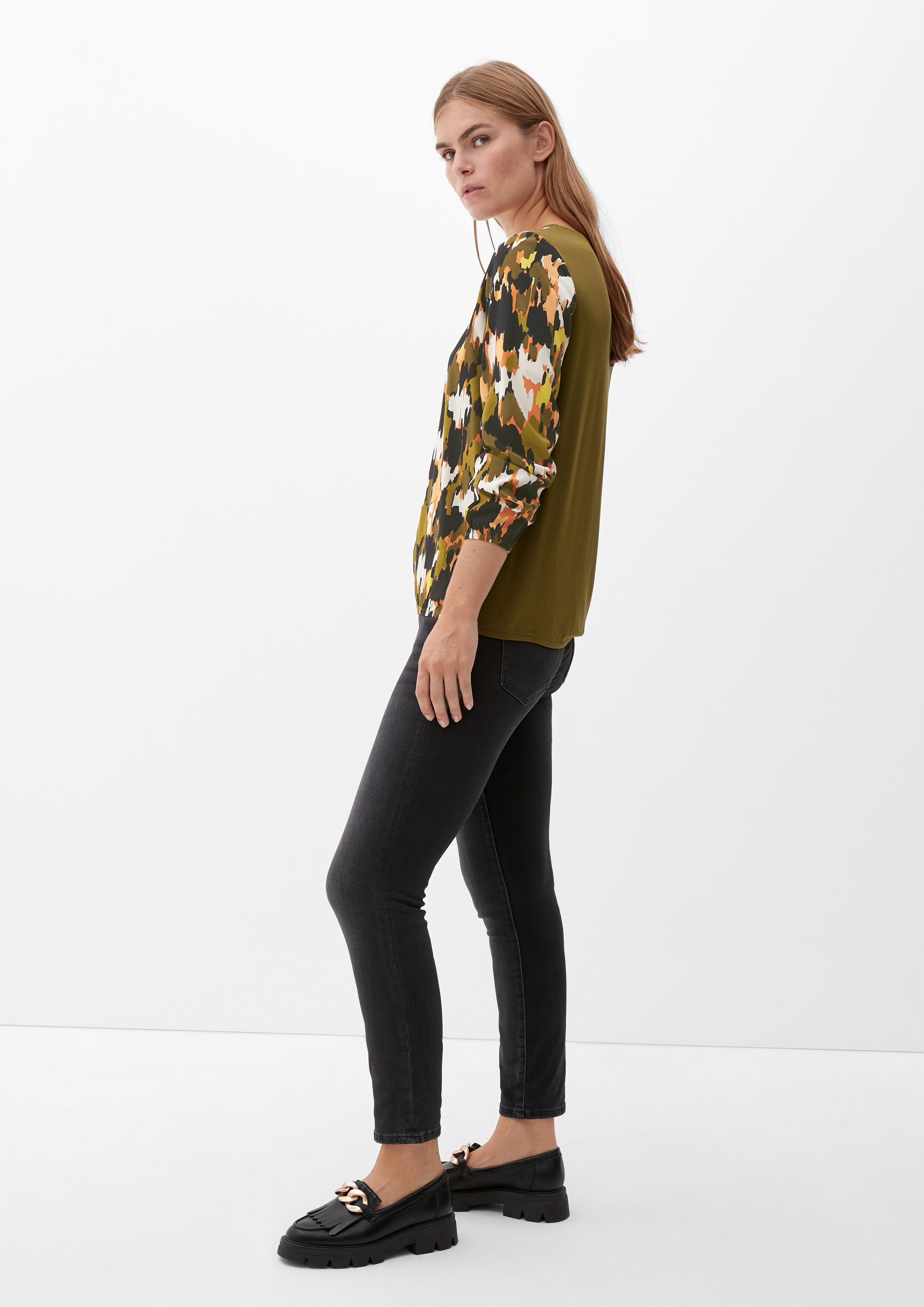 Blusenshirt im Fabricmix  2121477-77A1