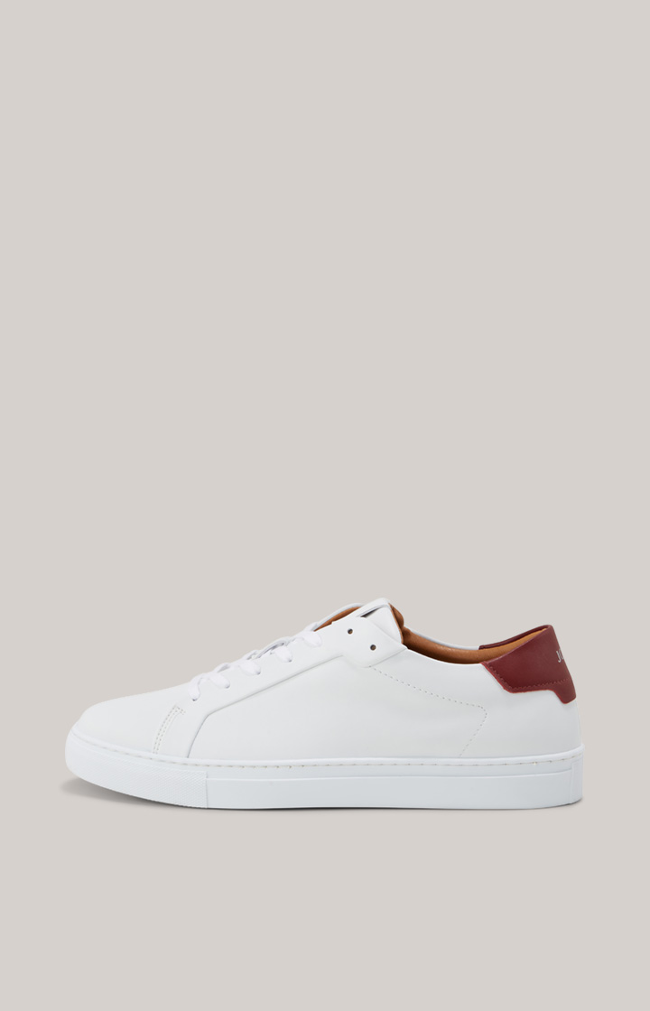 Sneaker Vegano Coralie in Weiß/Dunkelrot