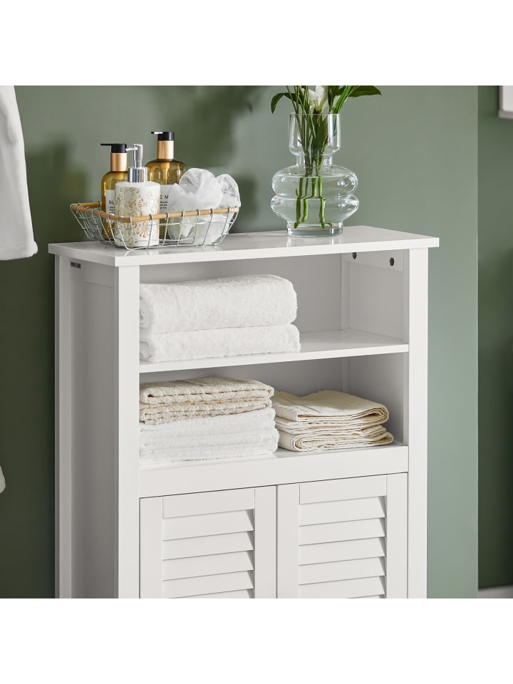 SoBuy Badschrank in Weiß - (B)60 x (H)90 x (T)26cm günstig kaufen onesize