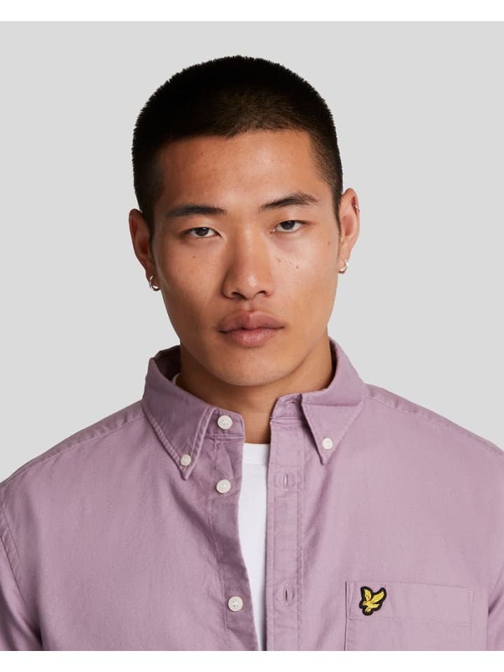 Lyle & Scott Langarmhemd in Graulila günstig kaufen