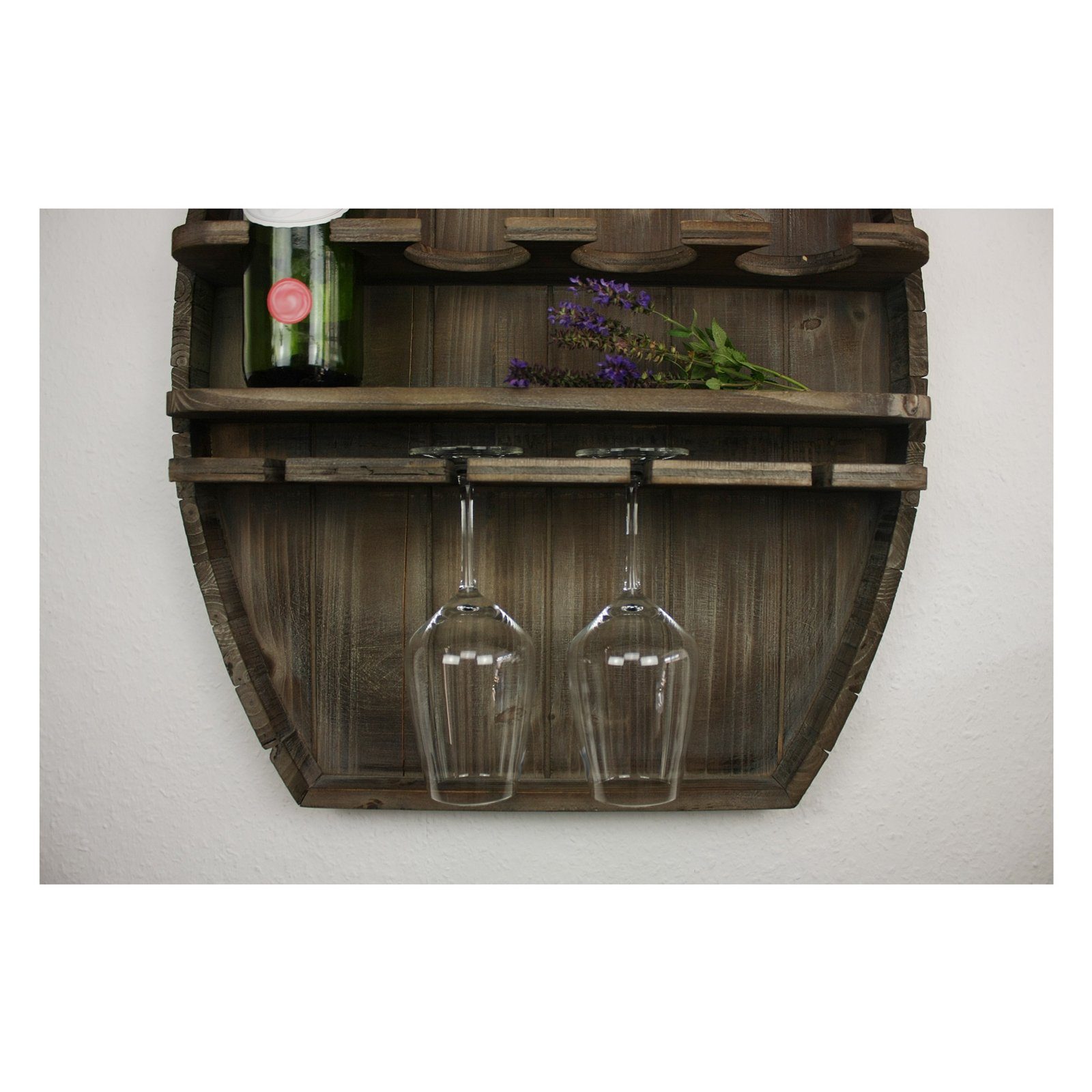 HTI-Line Weinregal Wandbar Weinfass Likörbar Grappabar Weinbar