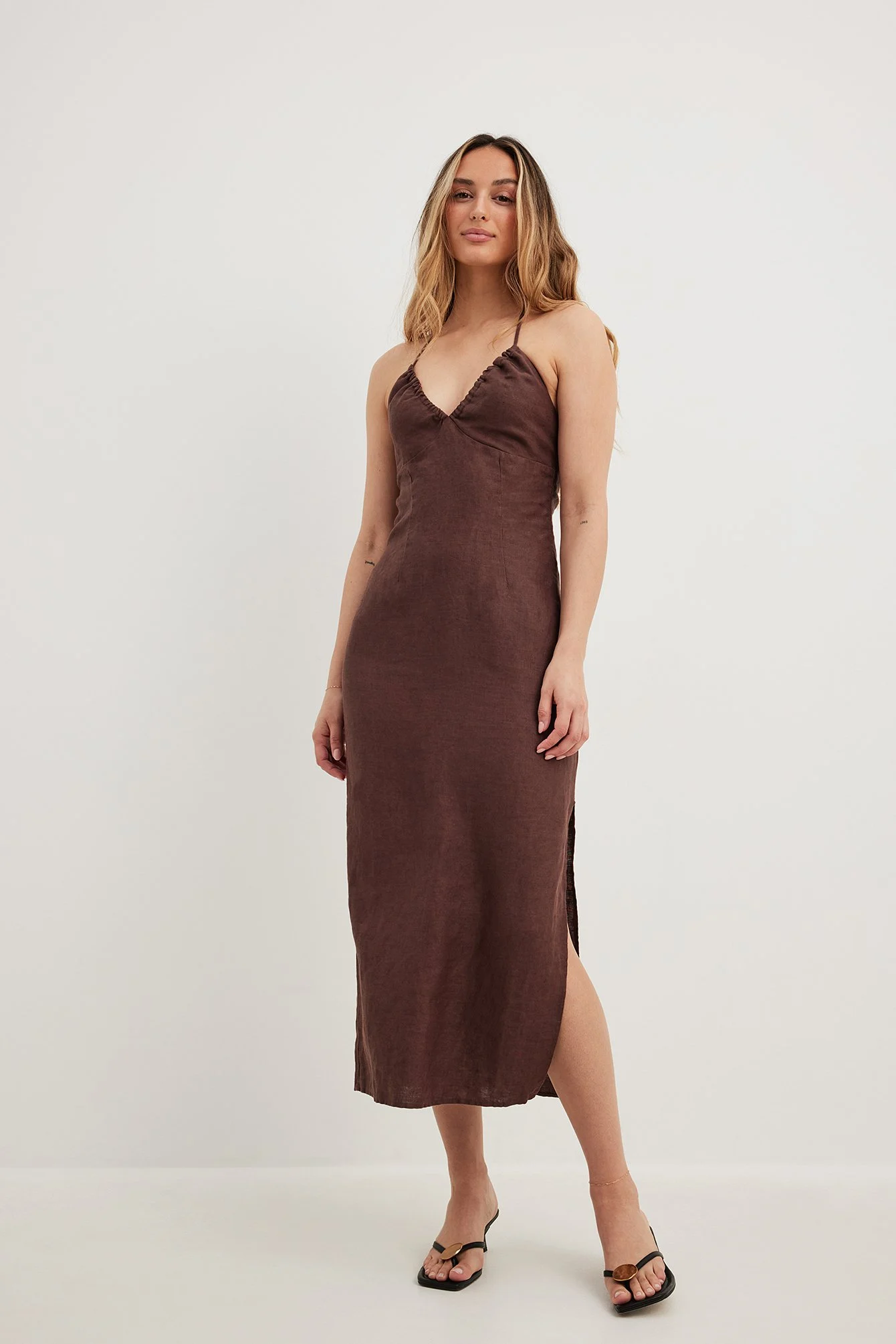 Midikleid mit Neckholder
