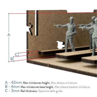 Zombicide Organizer - The Zombie Lair Miniature Holder