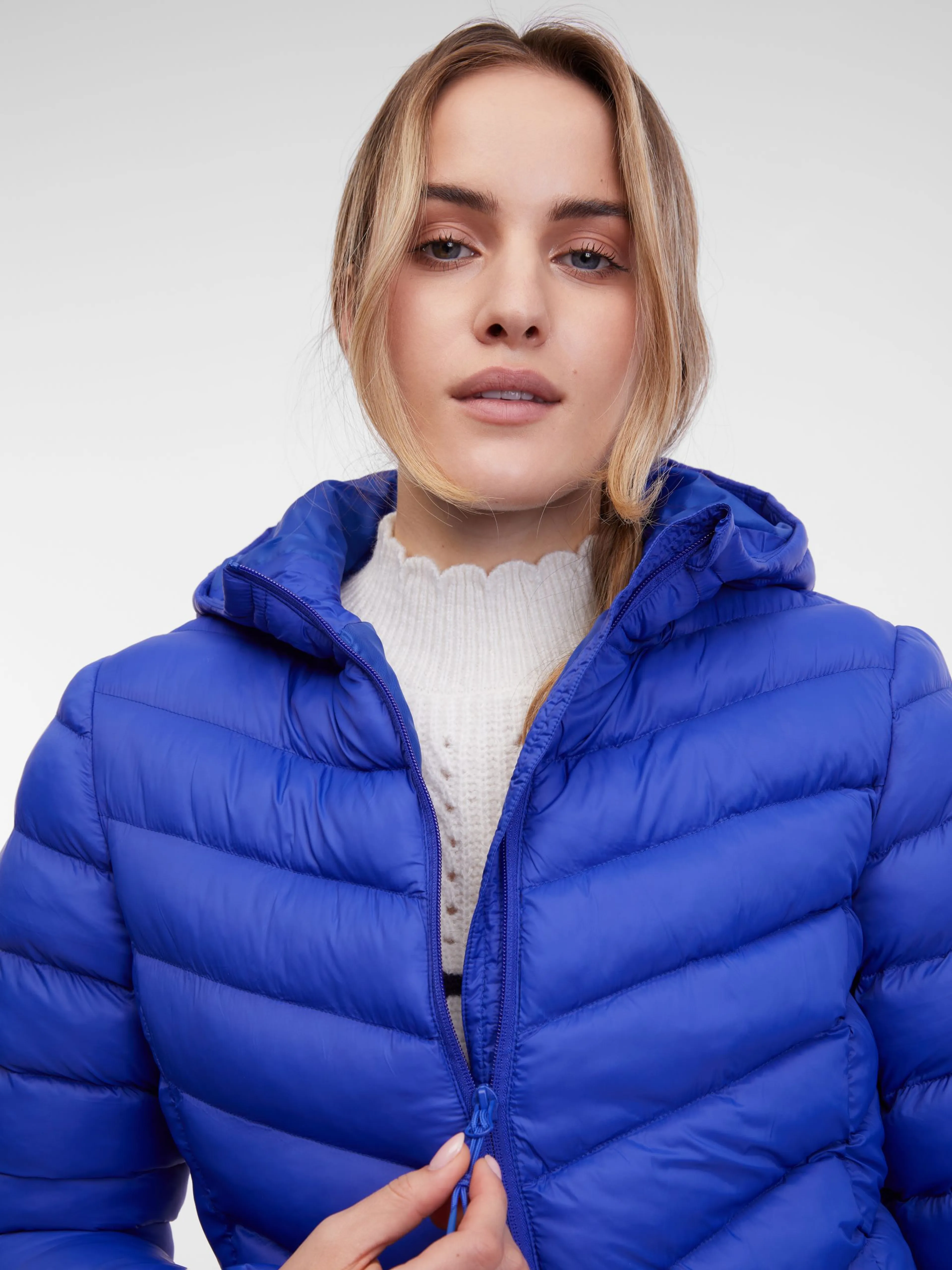 Blaue Damen-Steppjacke ORSAY