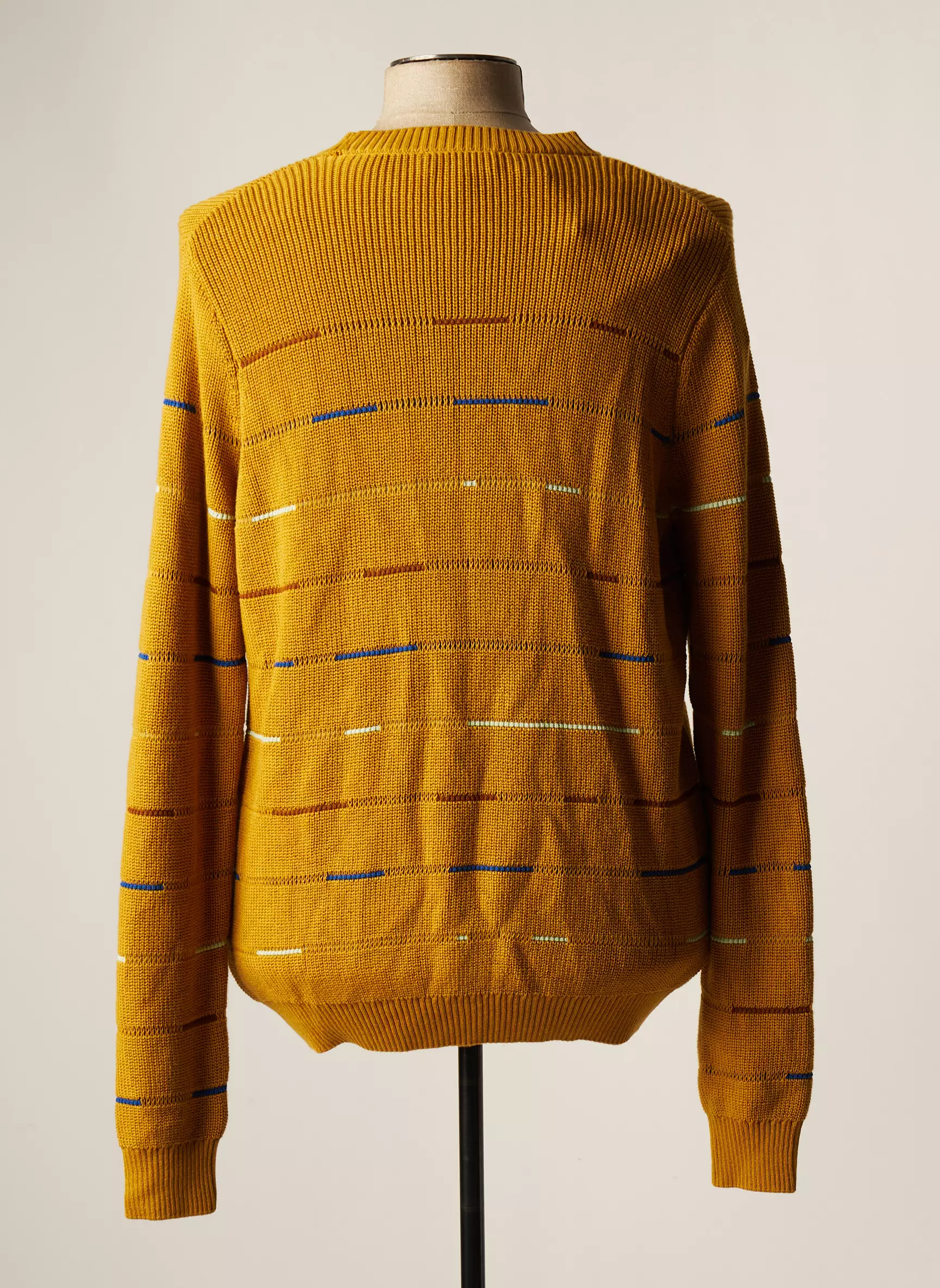 L Impeccable Marcel Pulls Homme couleur jaune