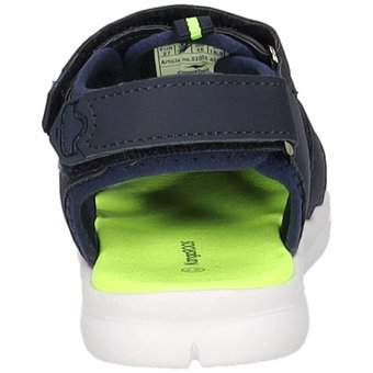 KangaROOS K Mini Flat Sandale in blau