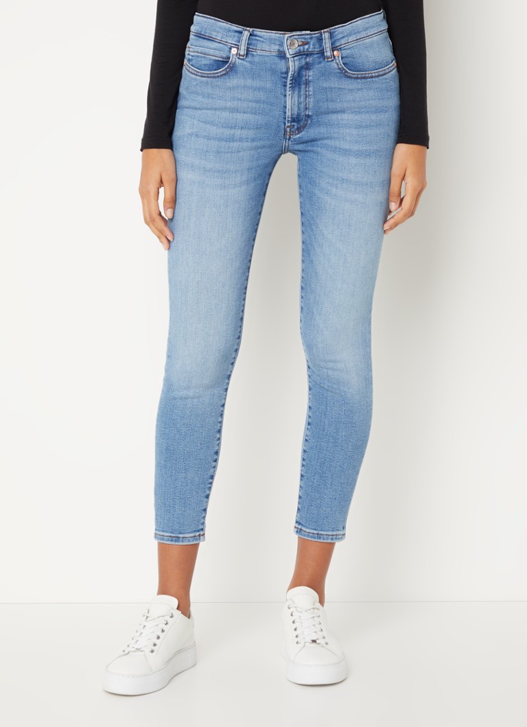 Blugi HUGO BOSS 932 cu talie medie, croială slim, spălare medie
