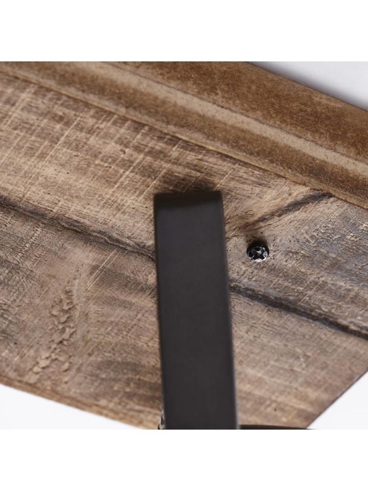 Brilliant Spotbalken, 2-flammig Carmen Wood 18x27x11,5 cm in burned steel/holz günstig kaufen onesize