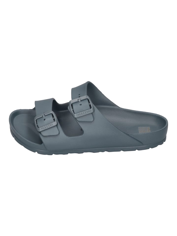 Plakton Pantoletten WANDA 760010 CAB in grau günstig kaufen