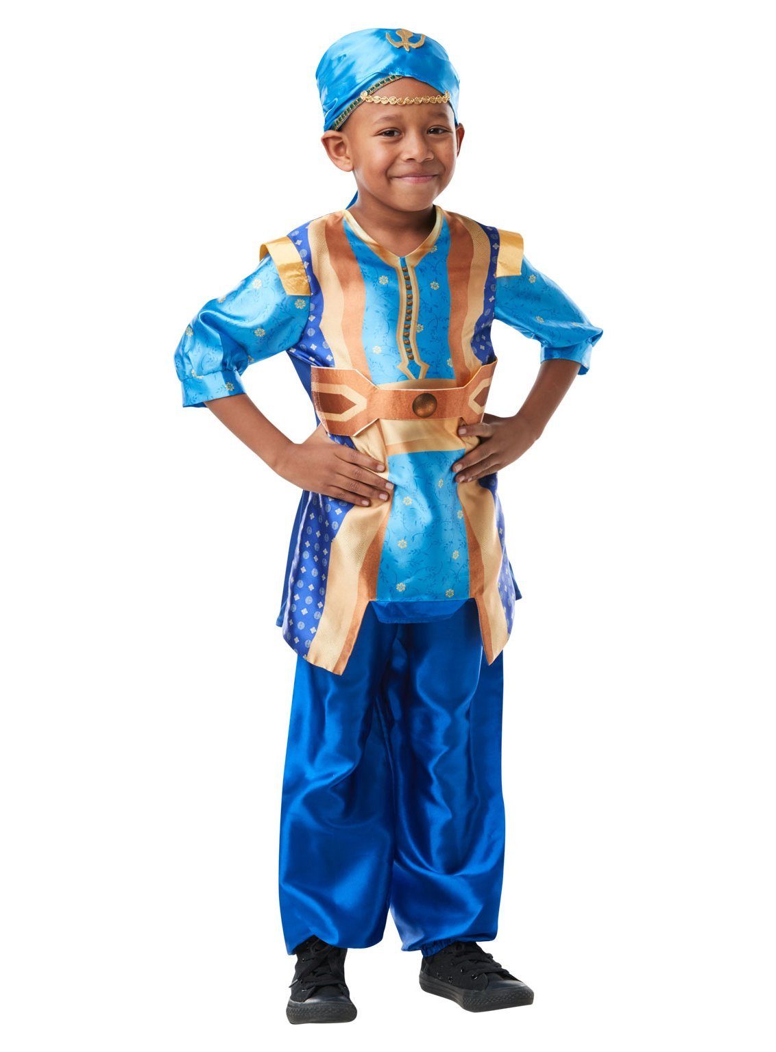 Rubie´s Kostüm 's Aladdin Dschinni Kinderkostüm, Kostüm des Flaschengeists in Menschengestalt aus der Verfilmung von 2