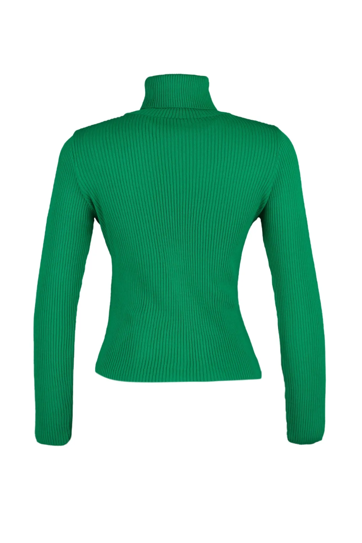 Trendyol Collection  Grüner Basic Rollkragenpullover TWOAW21KZ1279