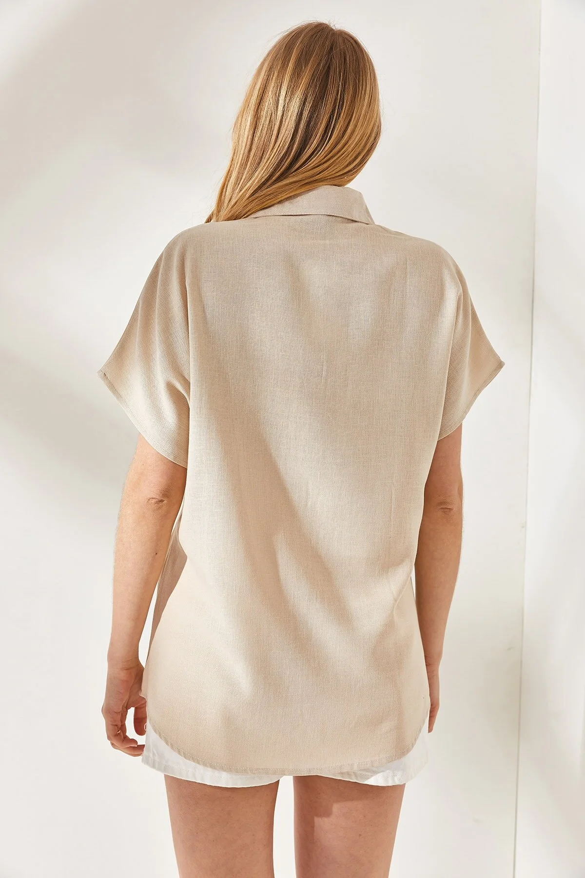Olalook  Hemd - Beige - Oversized