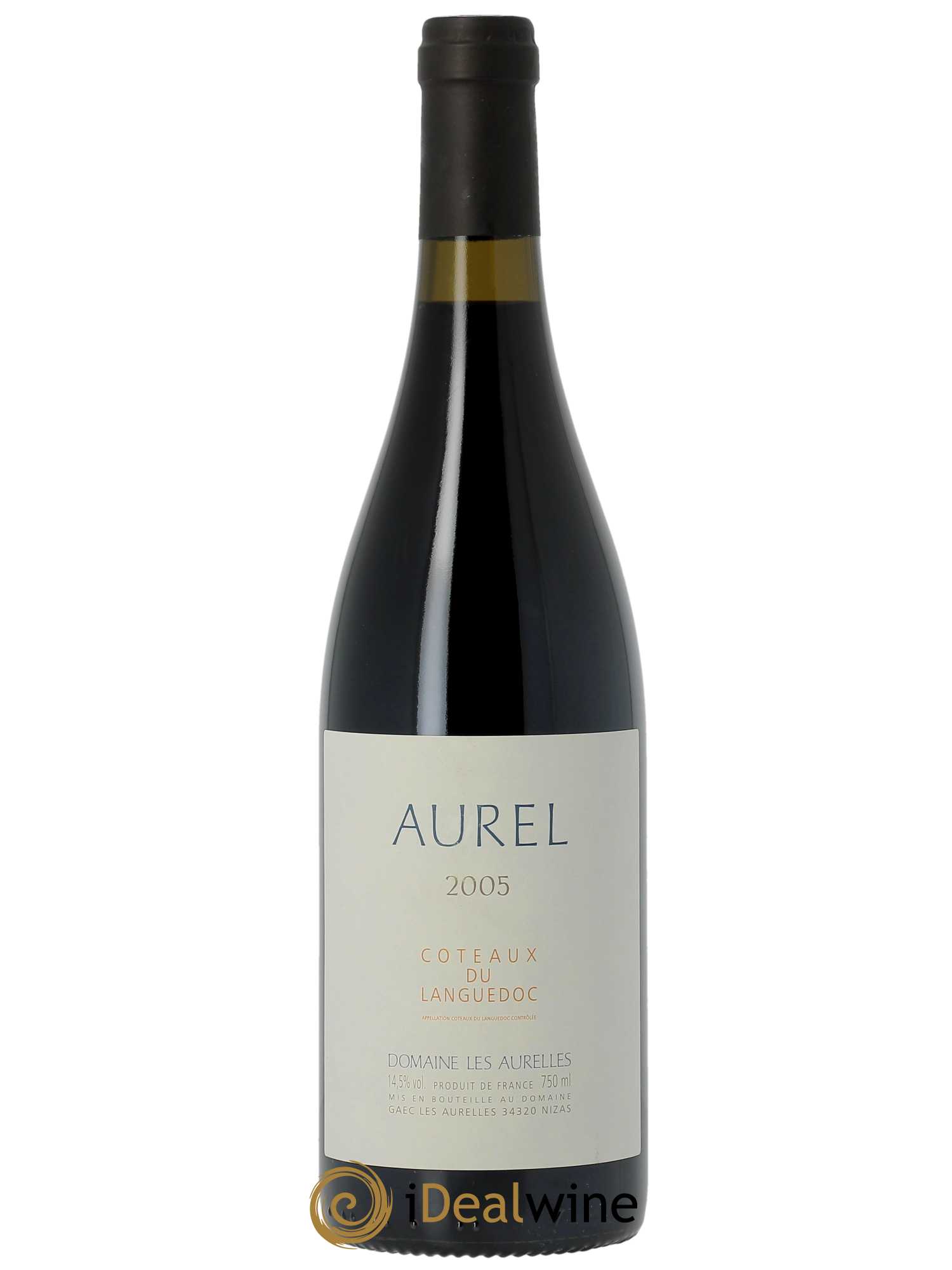 Pézenas Languedoc Aurel Domaine les Aurelles - Basile et Caroline Saint-Germain  2005 - Lot de 1 Bouteille