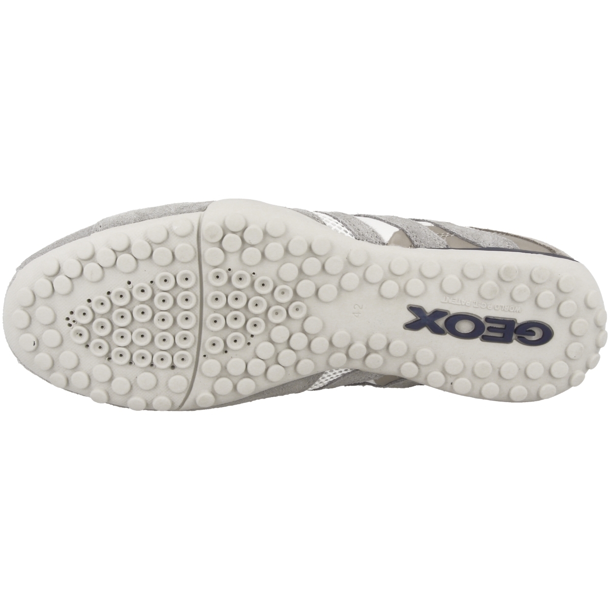 Geox Snake Sneaker Low hellgrau