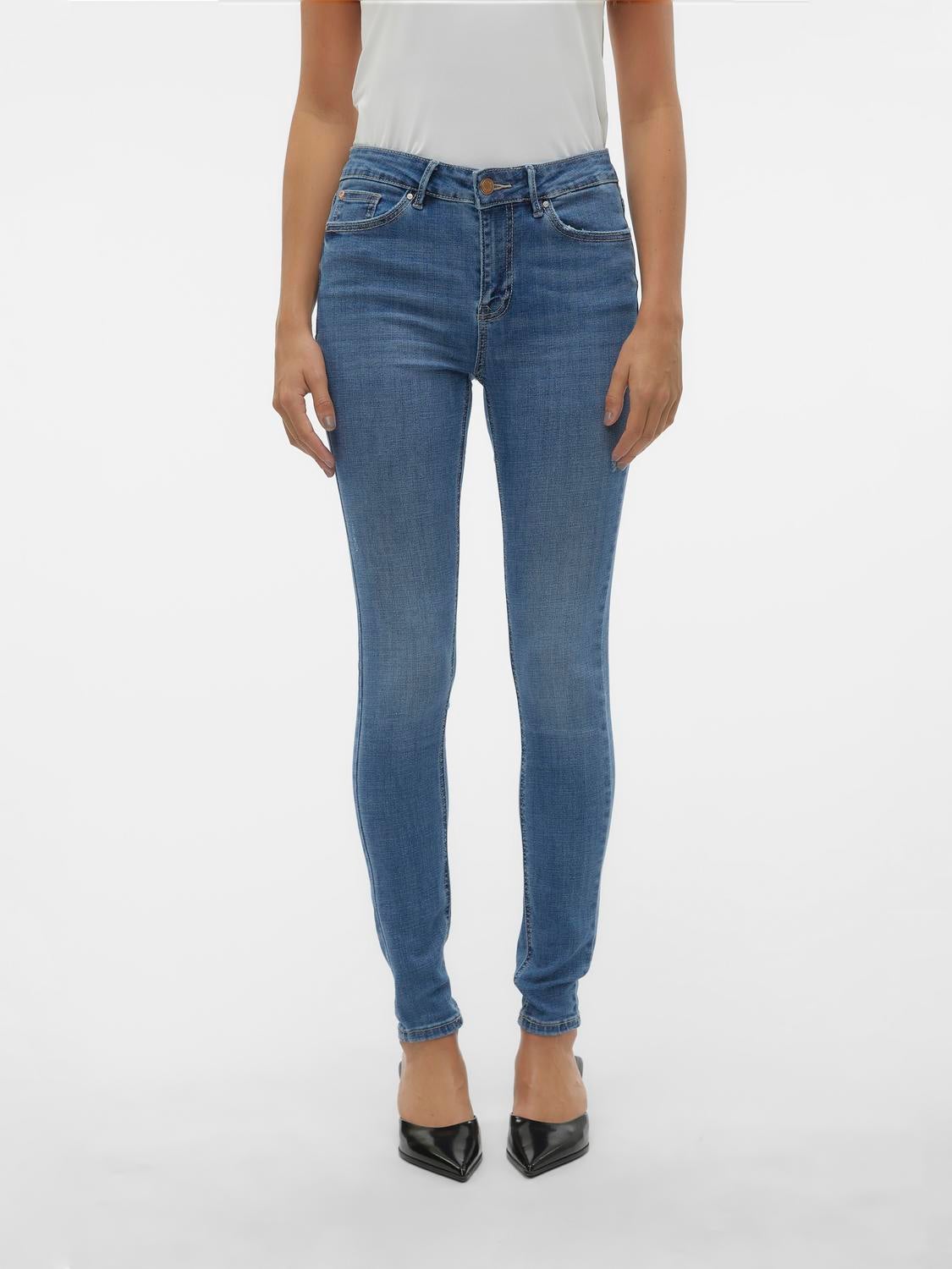VMFLASH Mid Rise Skinny Fit Jeans