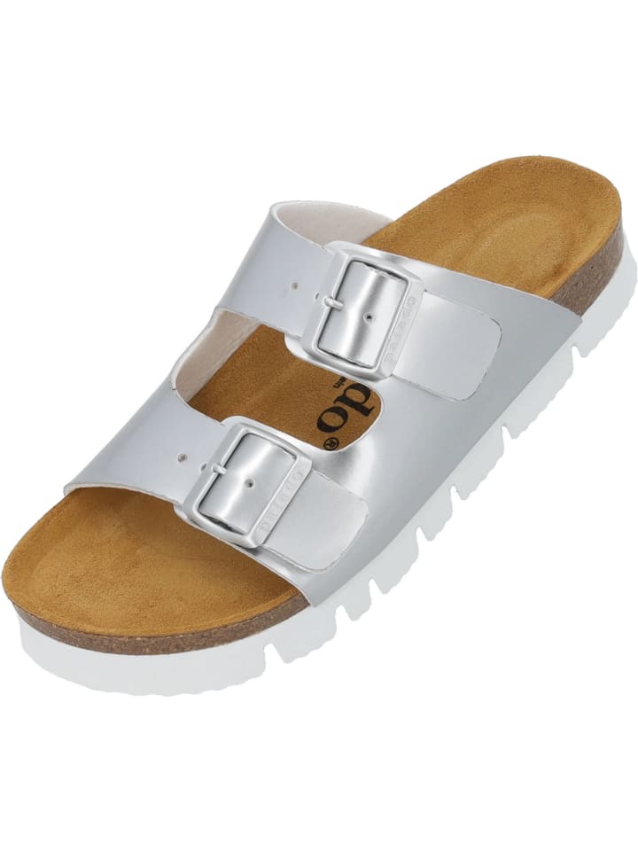 palado Plateau-Pantoletten in Silber günstig kaufen