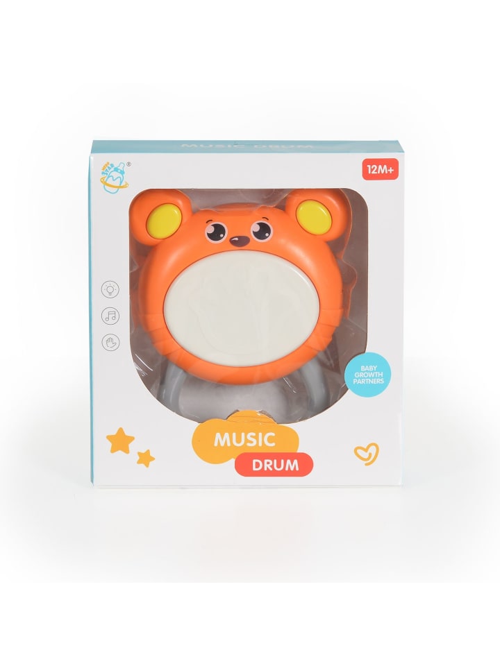 Moni Musikspielzeug Trommelbär in orange günstig kaufen onesize