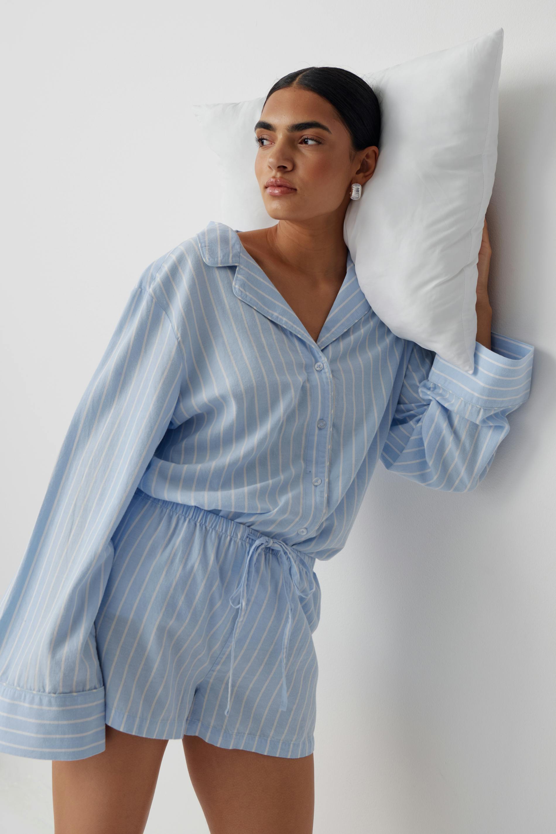Flannel pyjamas shorts
