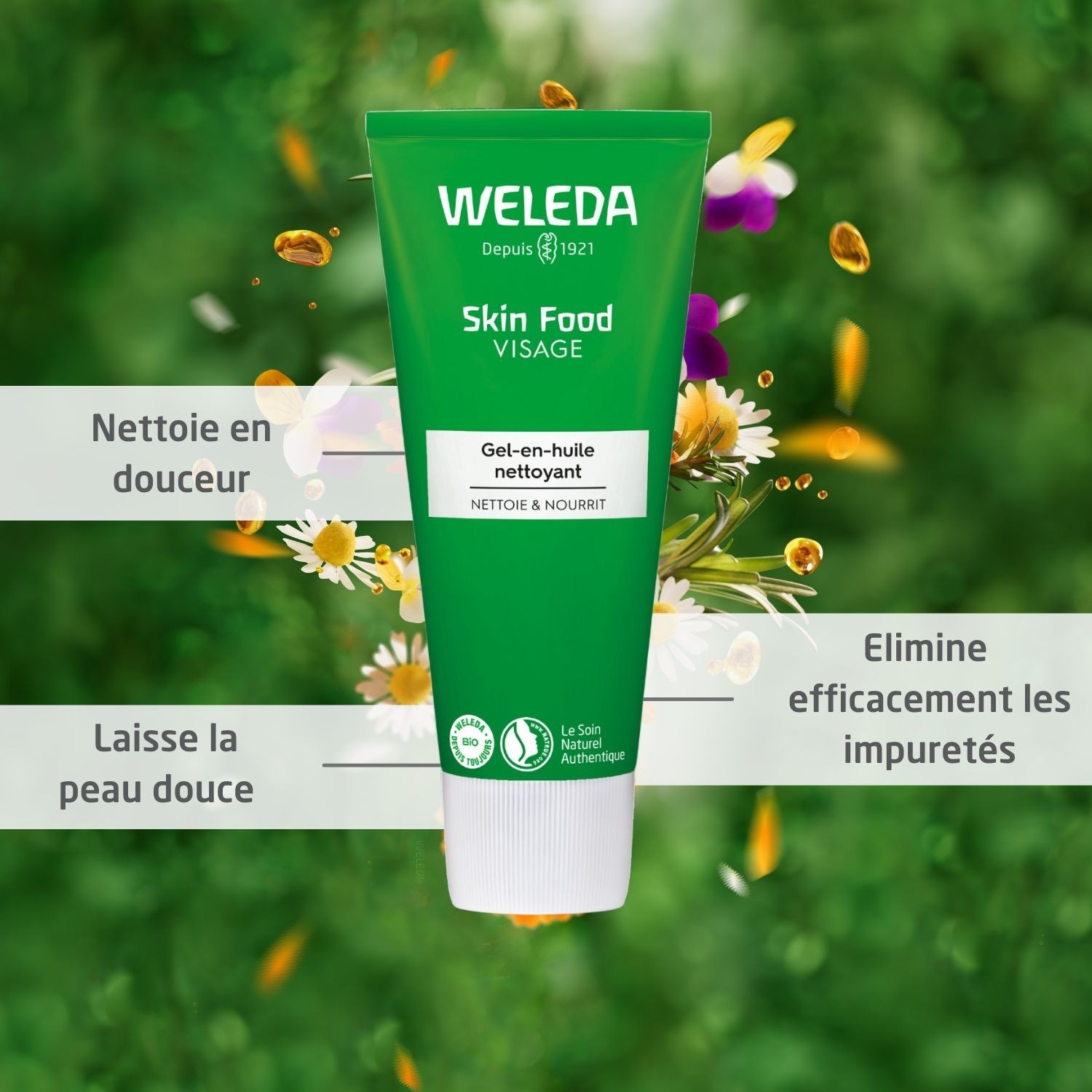 Żel-olejek oczyszczający Weleda Skin Food
