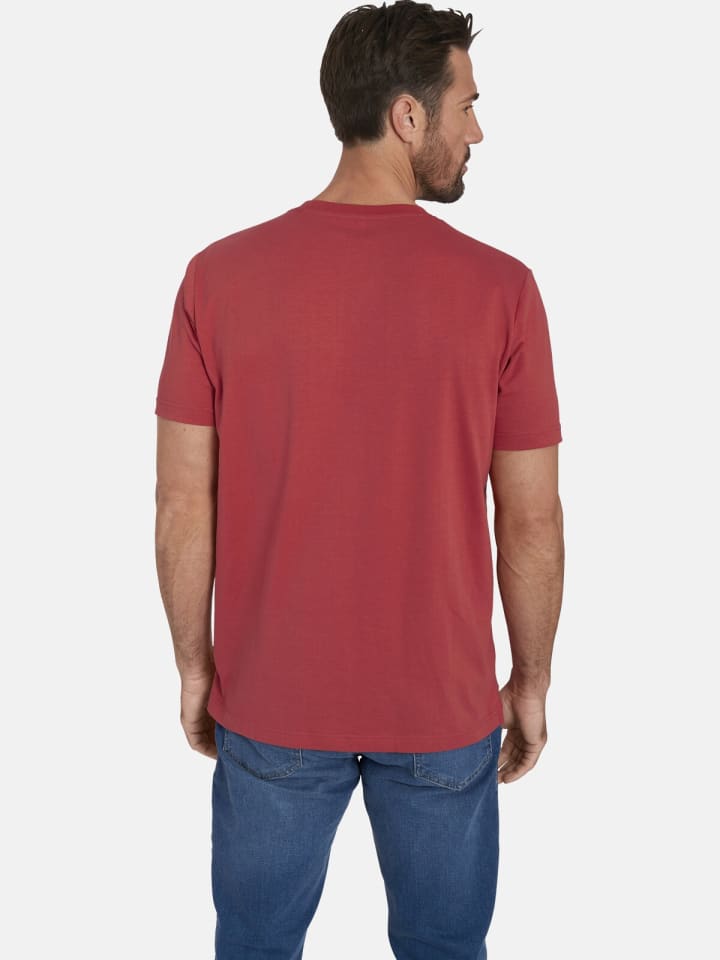 Jan Vanderstorm T-Shirt DOMINIK in rot günstig kaufen