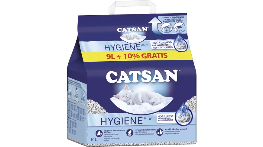 CATSAN™ Hygiene Plus Katzenstreu 9l 9 l