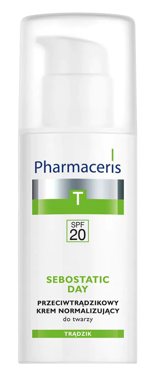 Pharmaceris T Matinį atkuriamąjį ir normalizuojantį kremą nuo spuogų